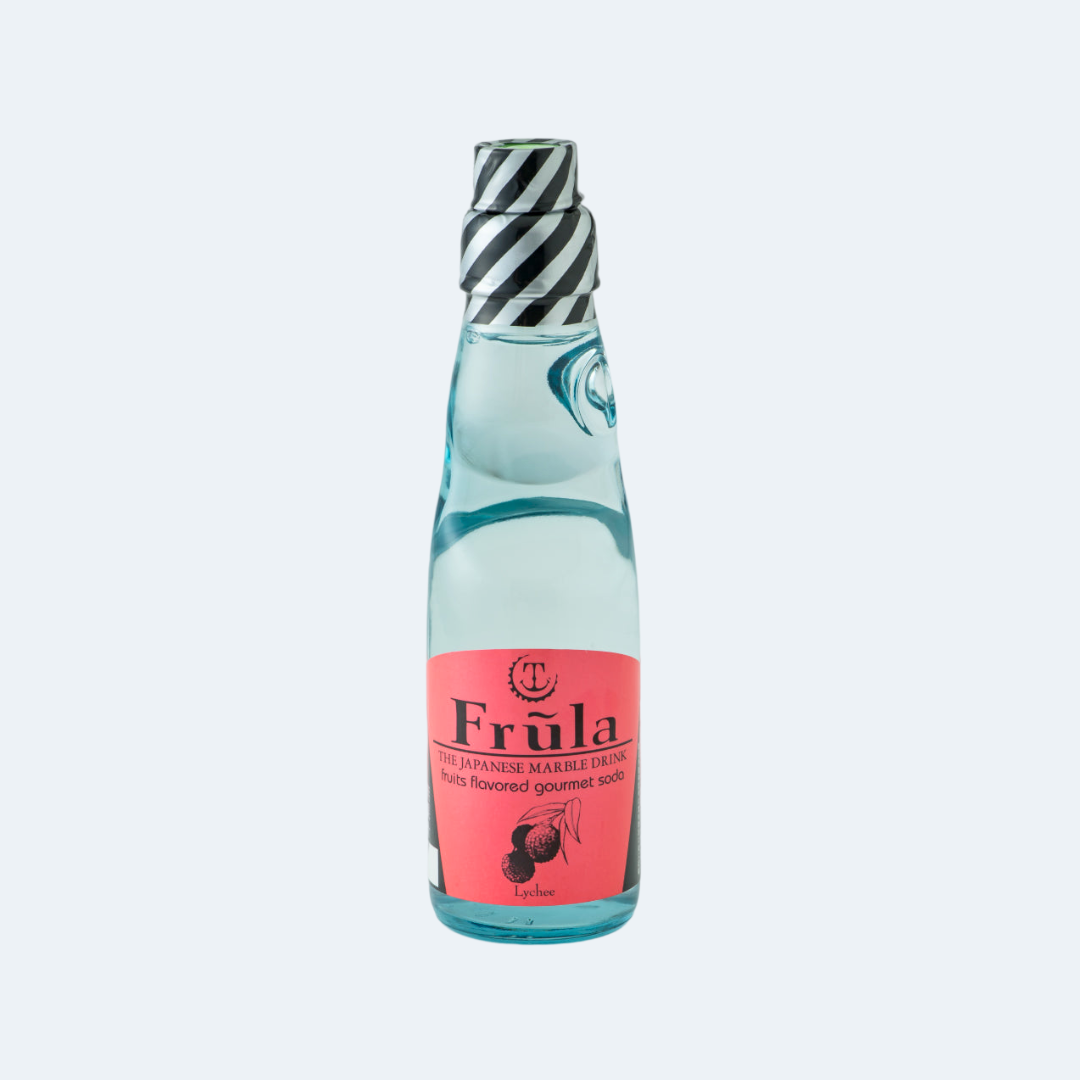 フルーラ ライチ 200ml×30本 パッケージもおしゃれなフルーティーなラムネ