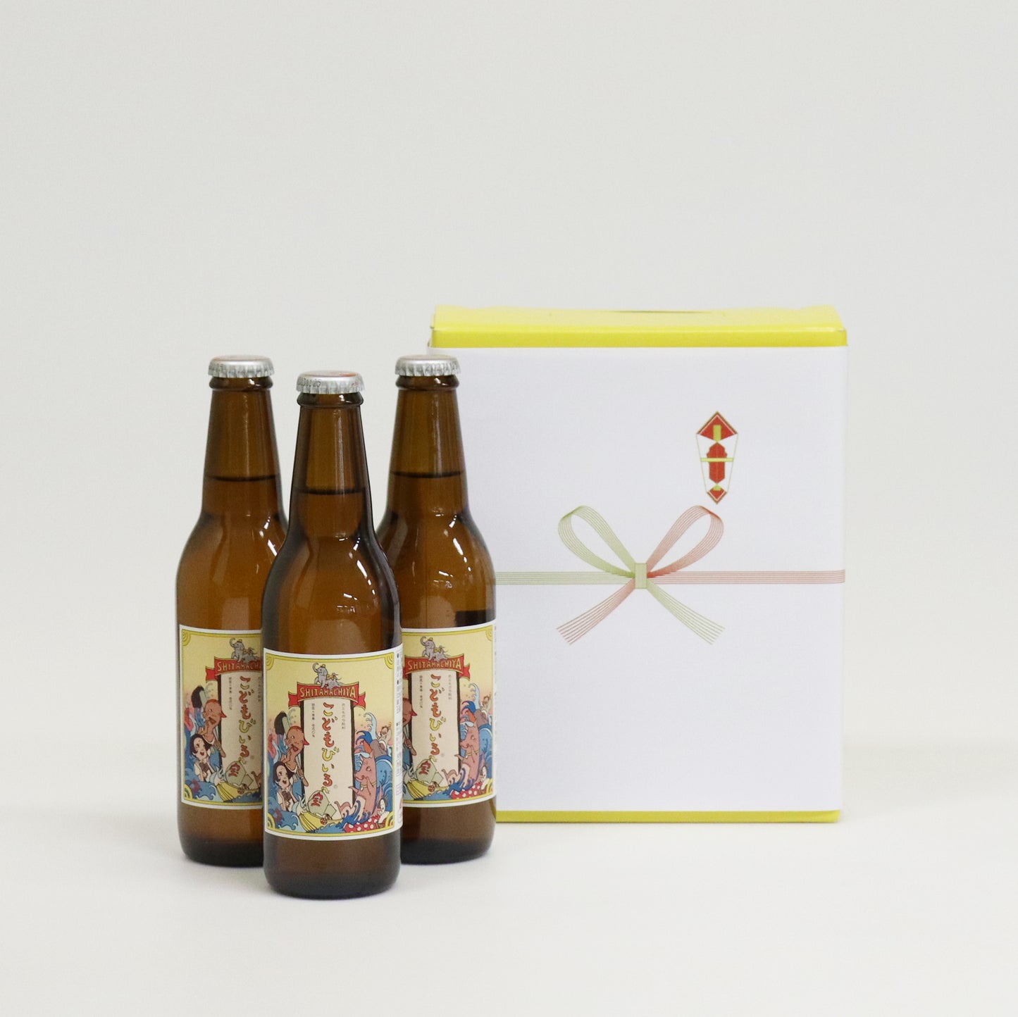 こどもびいる 330ml×3本 (ギフト箱付き) 子供も大人も乾杯!本物そっくりなこれまでにない飲みもの