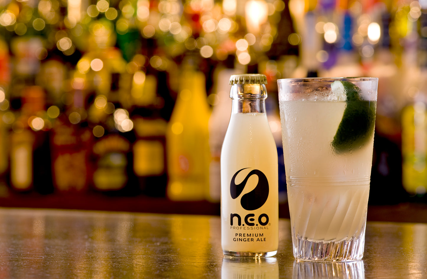 n.e.o プロフェッショナルジンジャーエール 95ml×24本 スパイスと生姜を煮詰めたシロップを使用した本格派