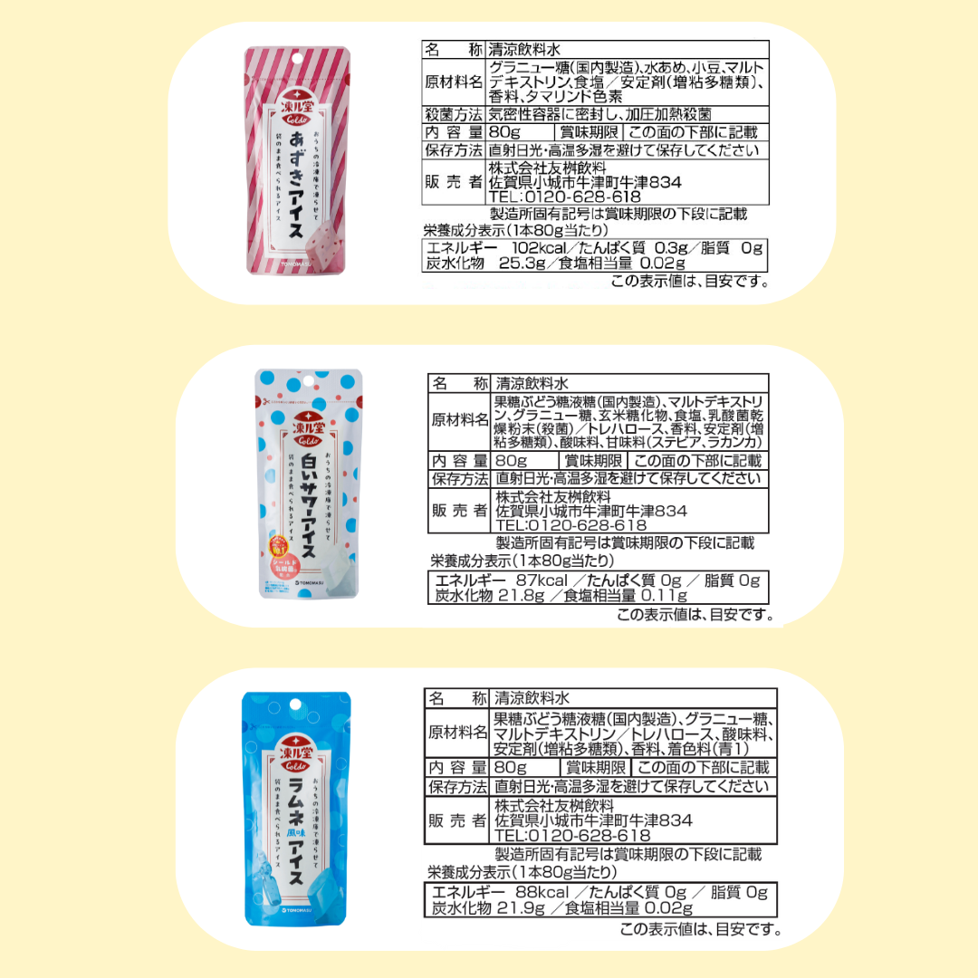 凍ル堂アイス お試しセット 3種×12本(36本)　あずき・ラムネ・白いサワー 3つの味の詰め合わせ