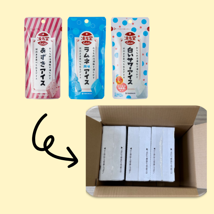 凍ル堂アイス お試しセット 3種×12本(36本)　あずき・ラムネ・白いサワー 3つの味の詰め合わせ