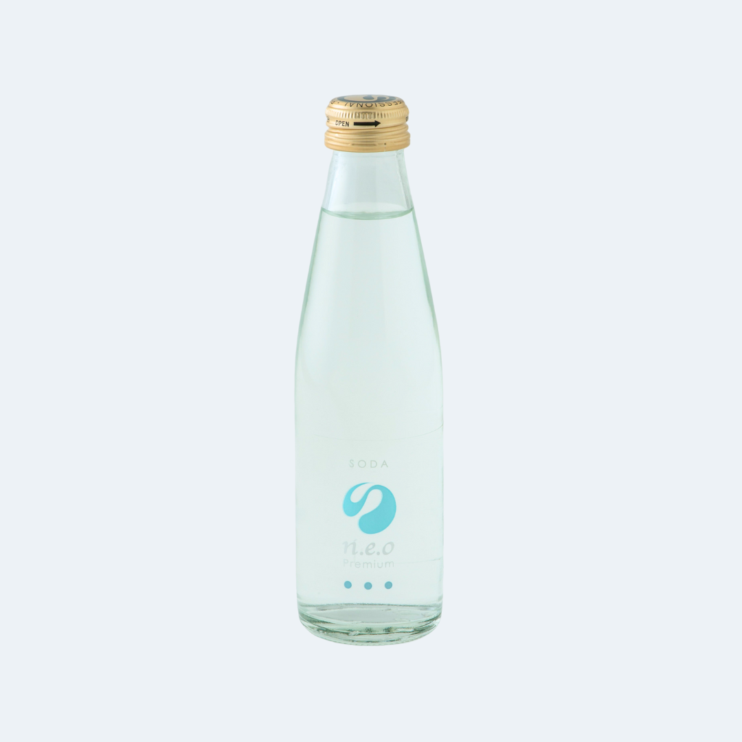 友桝飲料_n.e.oプレミアムソーダ 200ml×24本 割材としてはもちろん飲料