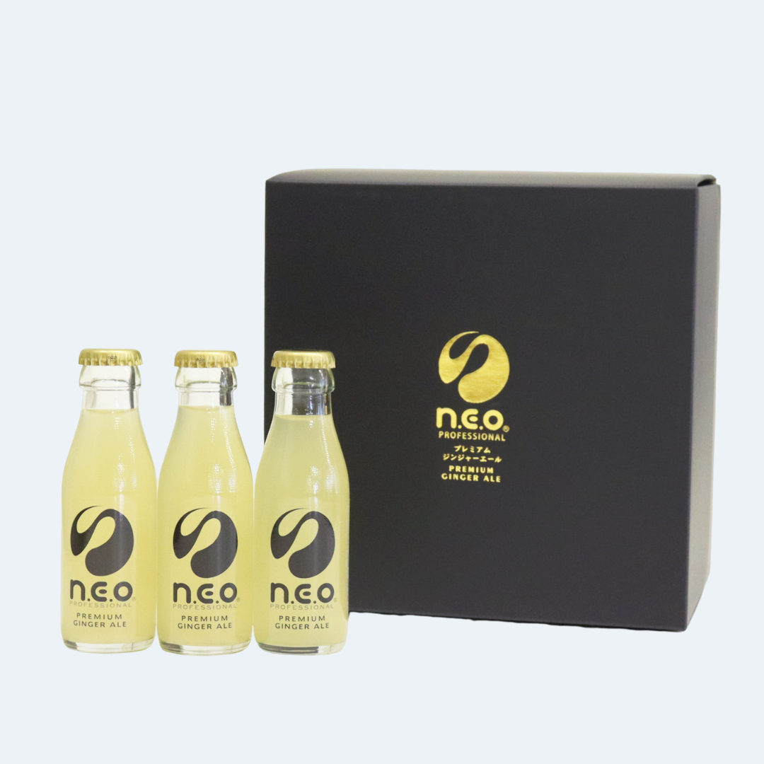 友桝飲料_n.e.o プロフェッショナルジンジャーエール 95ml×16本(ギフト